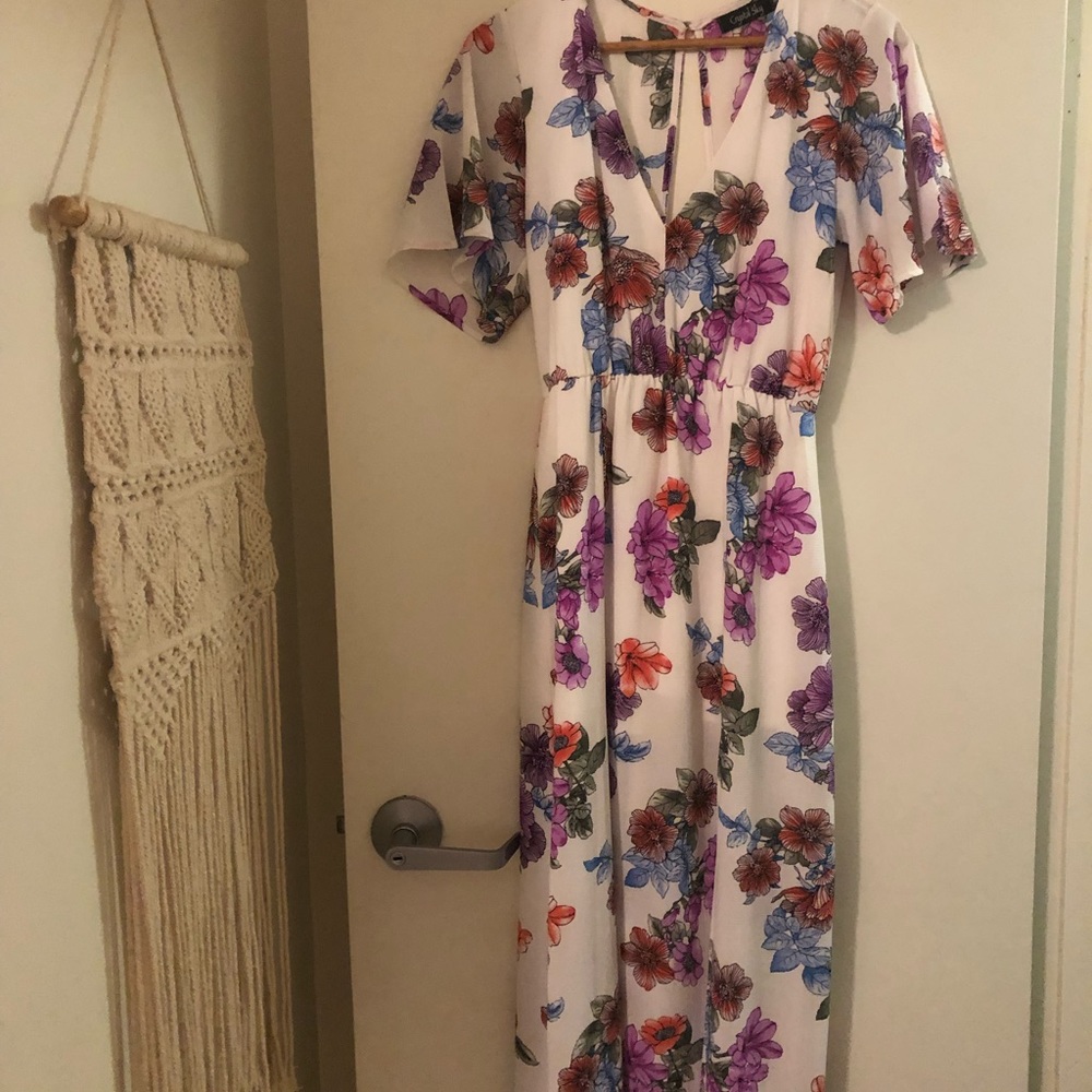 Floral maxi dress